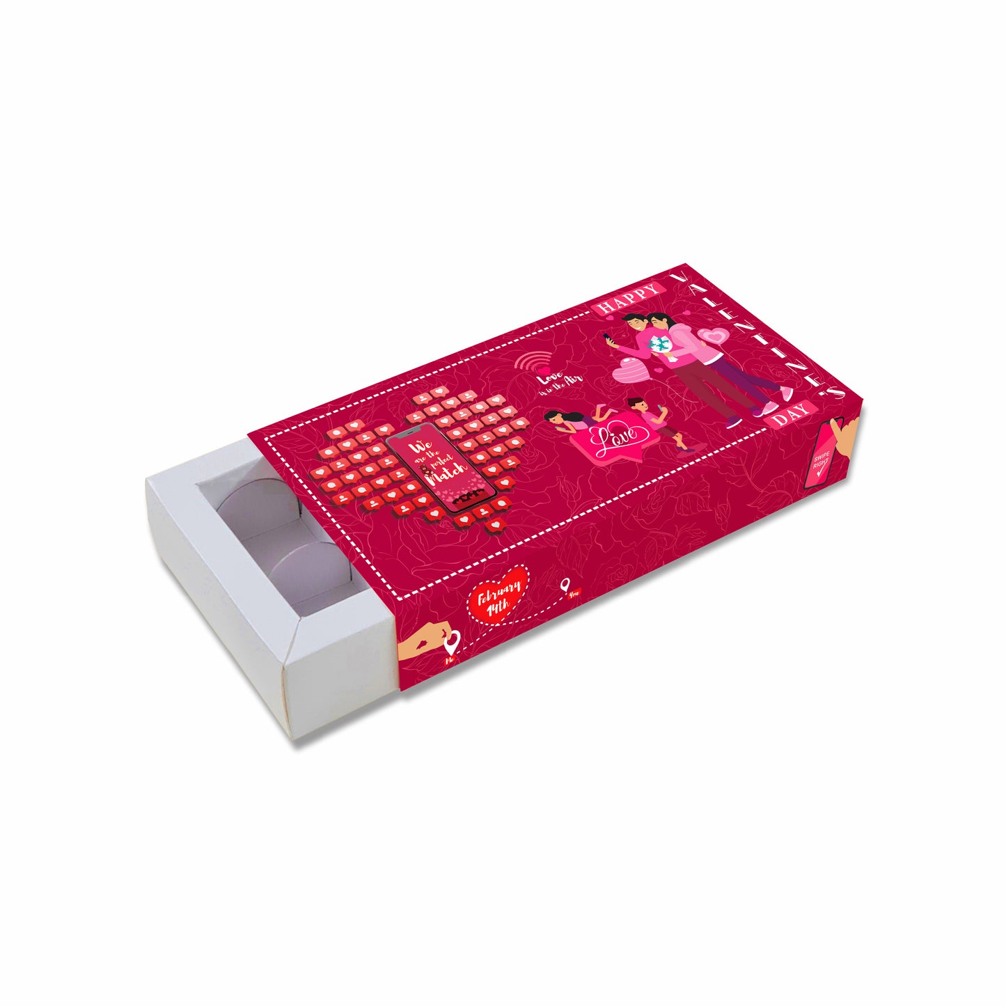 Chocolate Box for 12 Cavity (ID 6.69x5x1.6 inch)