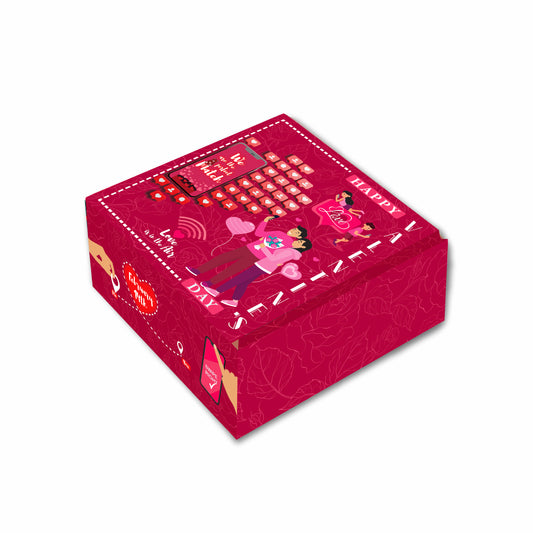 Matchmaker Corrugated Hamper Box (4.5×4.5×2 inch)