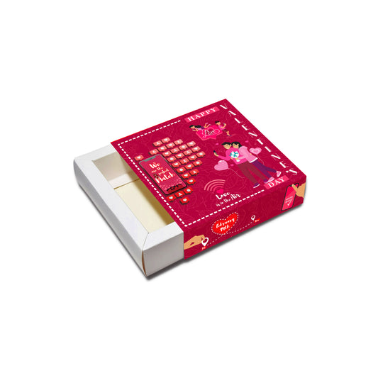 Matchmaker Chocolate Box for 9 Cavity (ID 5x4.72x1.6 inch)