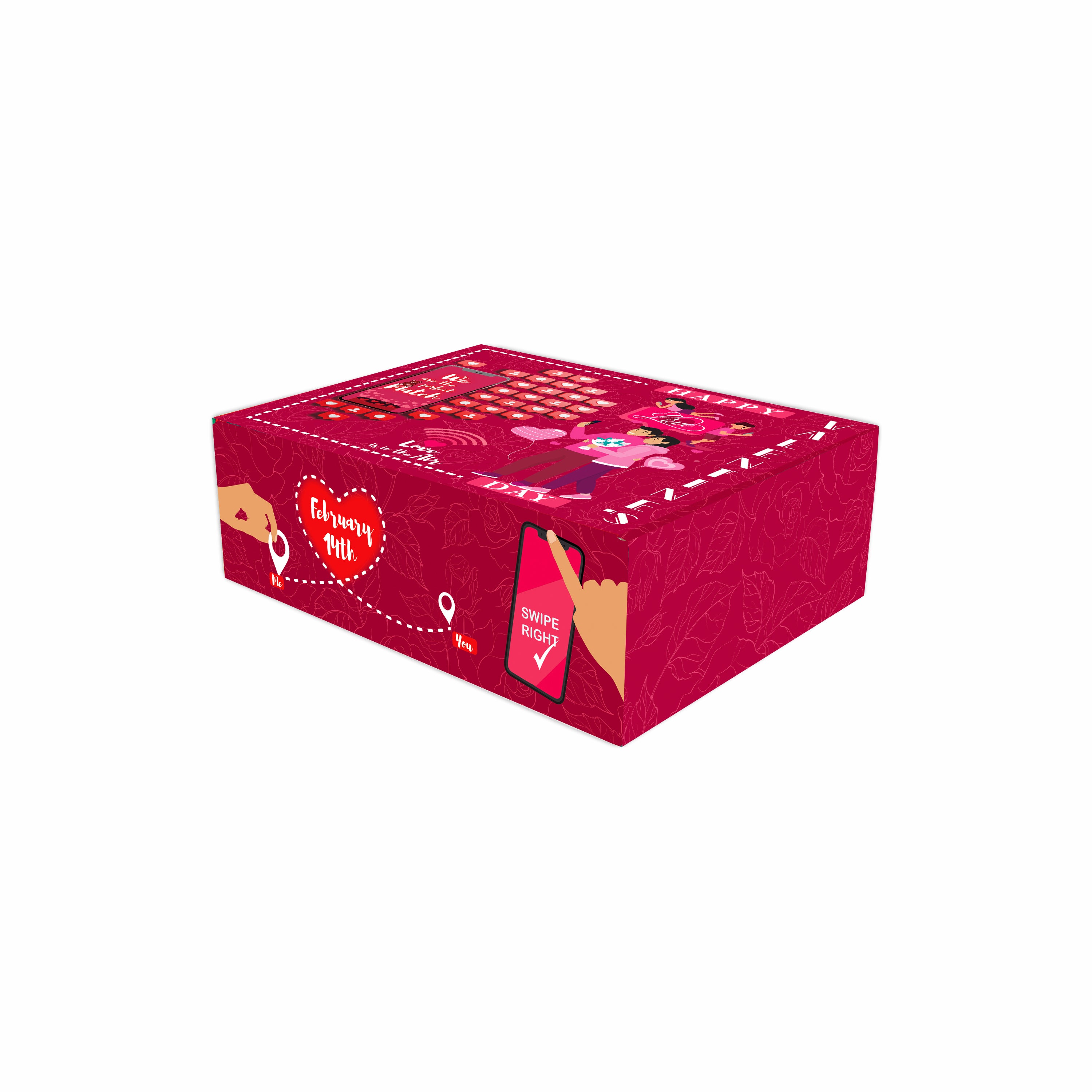 Matchmaker Corrugated Hamper Box (9x7x3 inch)
