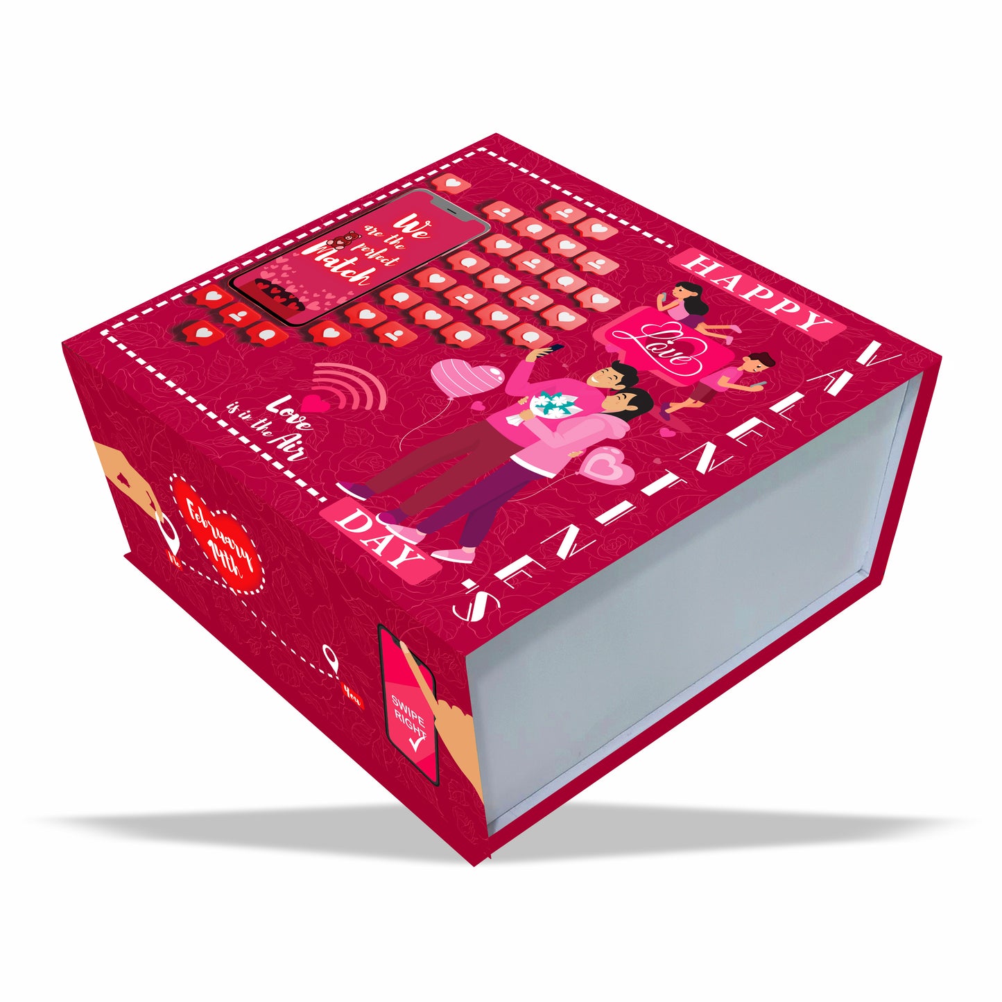 Matchmaker Magnetic Rigid Hamper Box (9x9x4 inch)