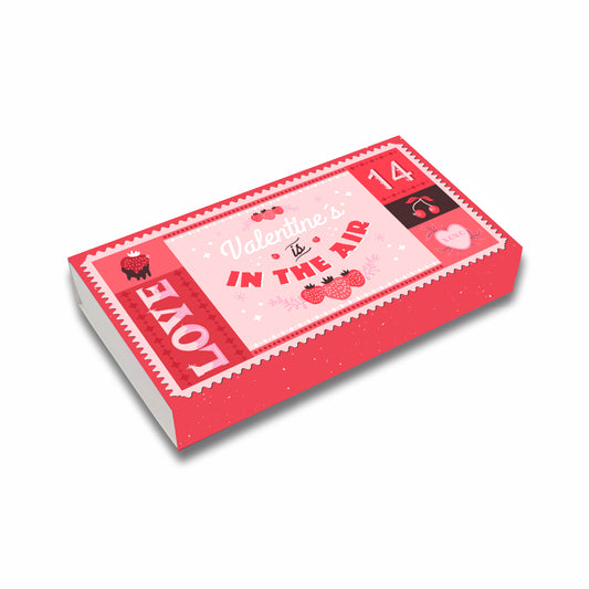 Valentine : Rose Pink  Chocolate Box for 18 cavity (ID 9.85x5x1.6 inch)