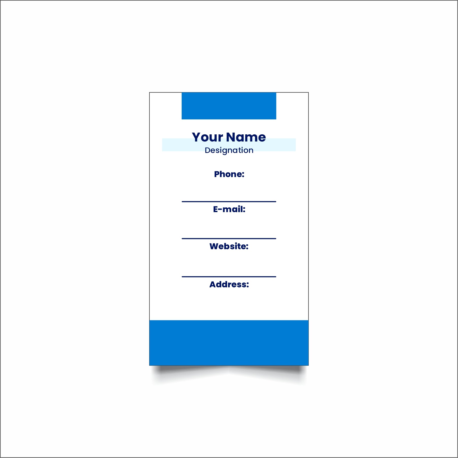 Visiting Card design 033