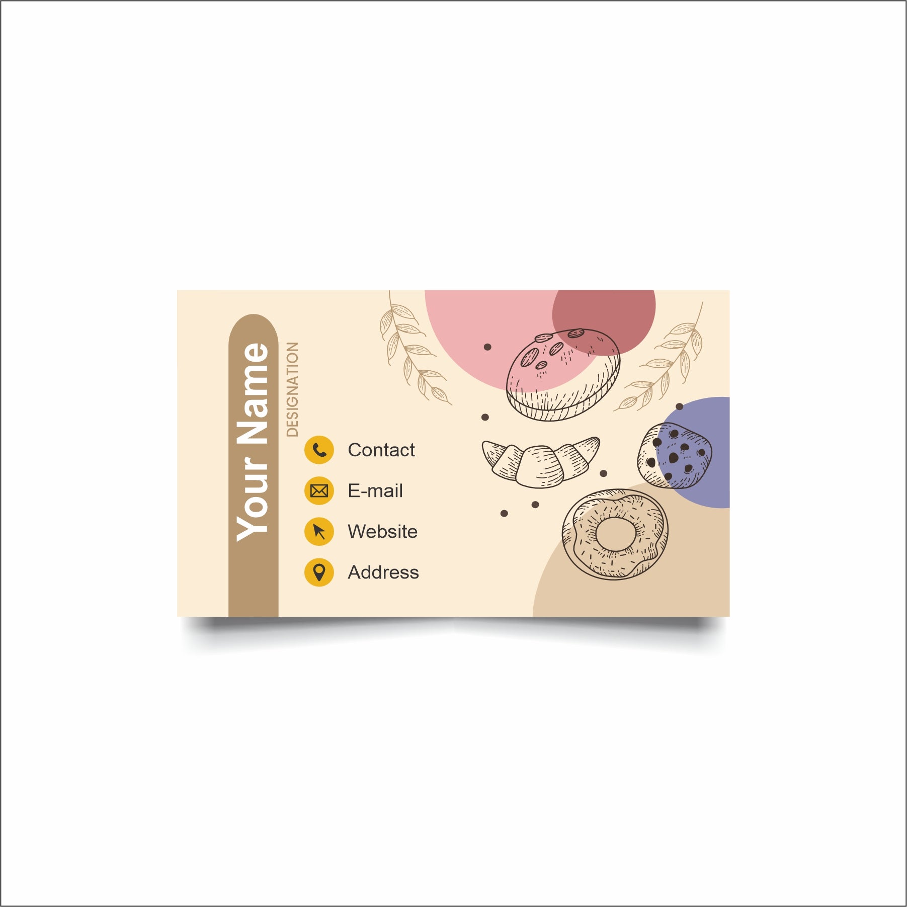 Visiting Card design 060– impressioncart