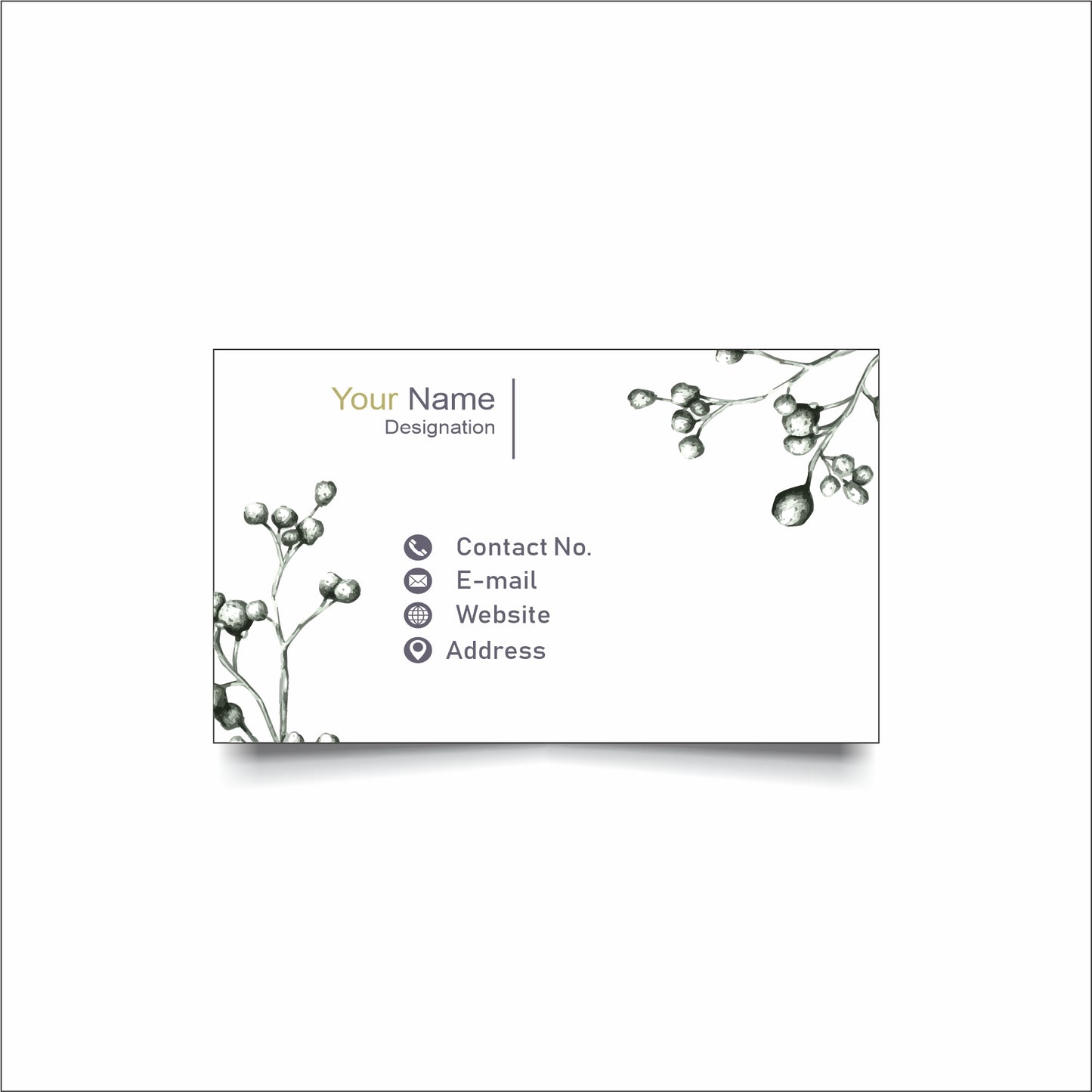 Visiting Card design 079