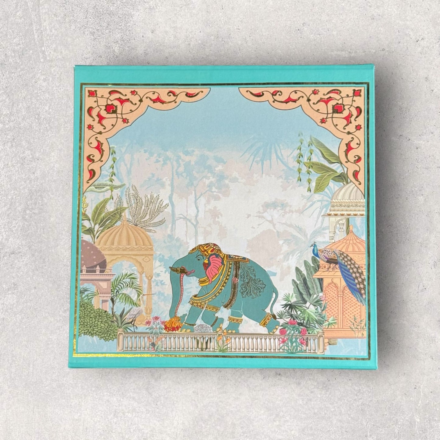 4 Jar & 6 chocolate hamper box with custom logo print