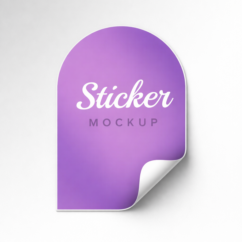 Arch Shape Rectangle Stickers