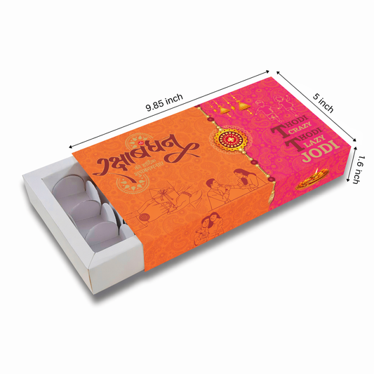 Chocolate Box for 18 cavity (ID 9.85x5x1.6 inch)
