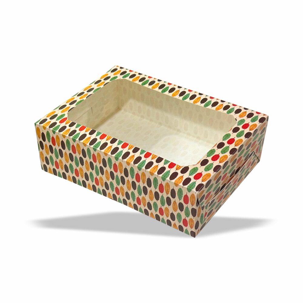 Flat Cup Cake Box (6 Cavity)