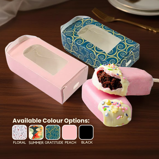 A compact 9 × 5 × 3 cm multipurpose cardboard box for cakesicles, small candles, handmade soaps and gifts