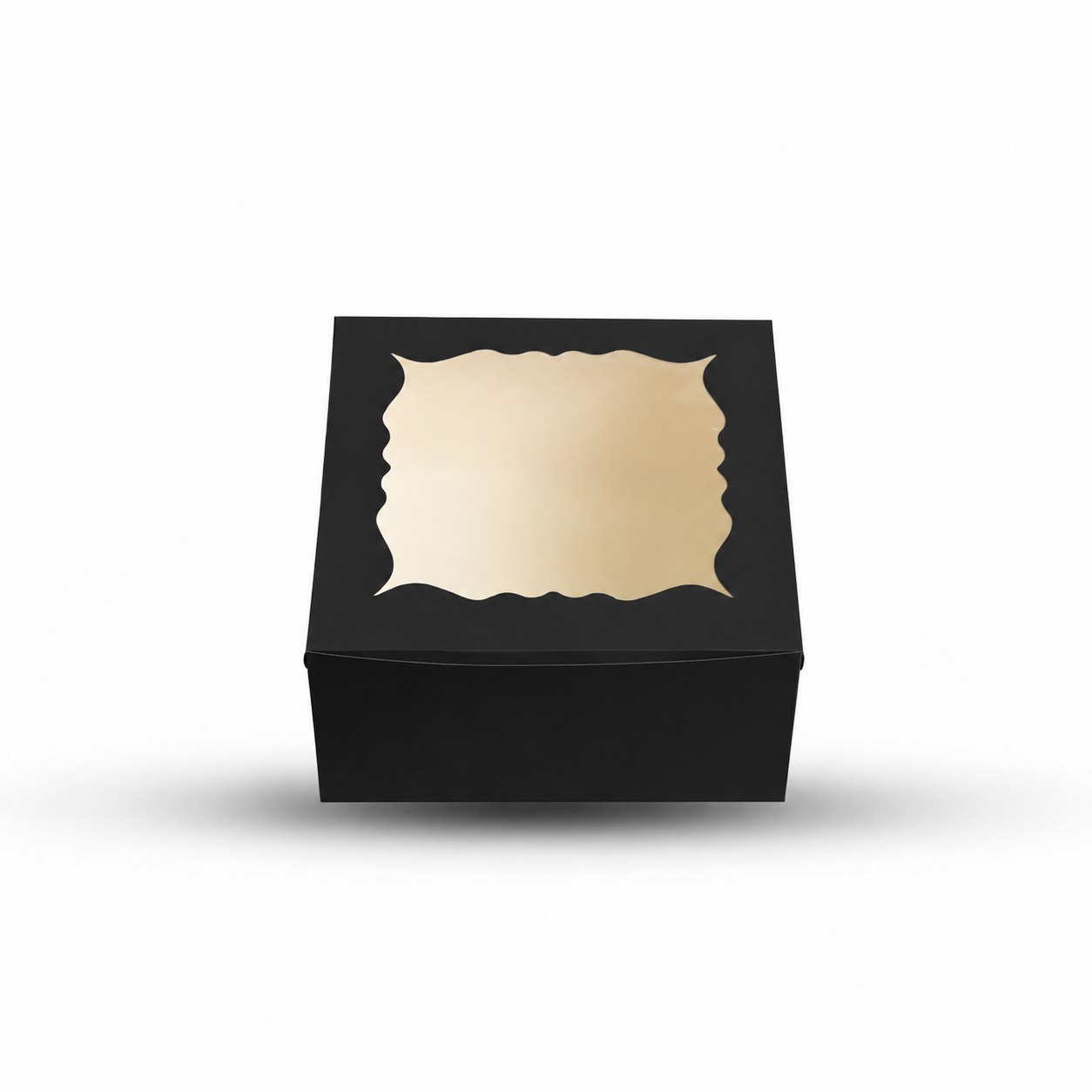 Black Cake Box for 1kg-10x10x5 inch