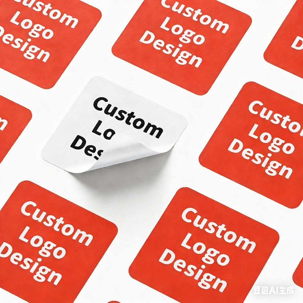 Round Edge Square Sticker