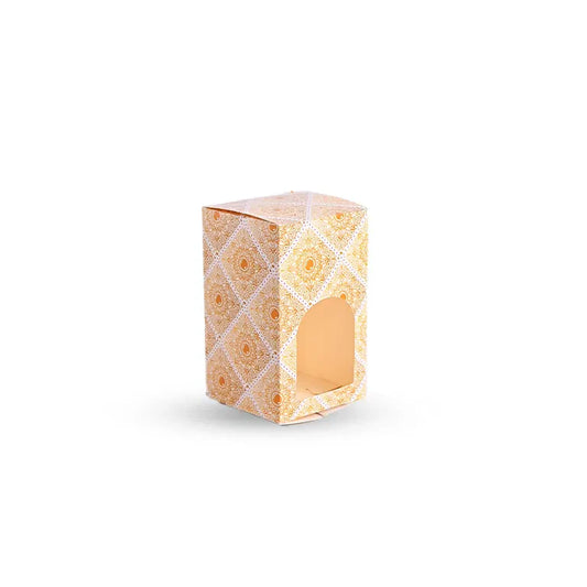 Ghoomar Cookie Box with traditional-inspired printed design, measuring 5 x 3 x 3 inches