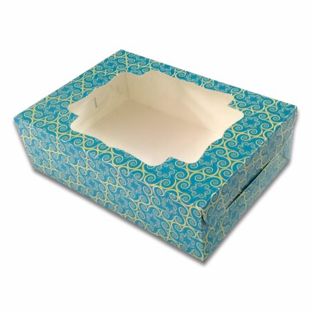 Flat Cup Cake Box (6 Cavity)