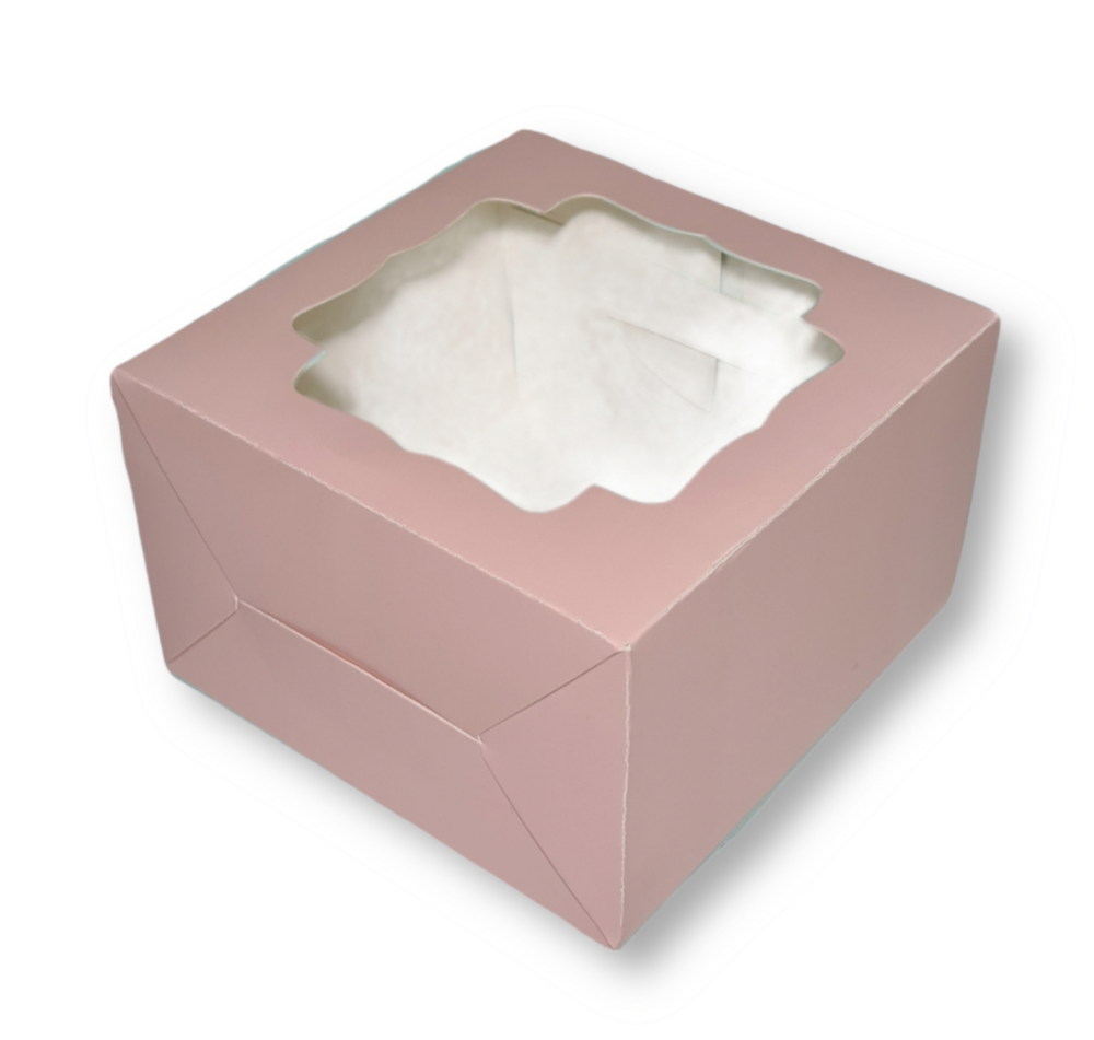 Flat Cup Cake Box (4 Cavity)