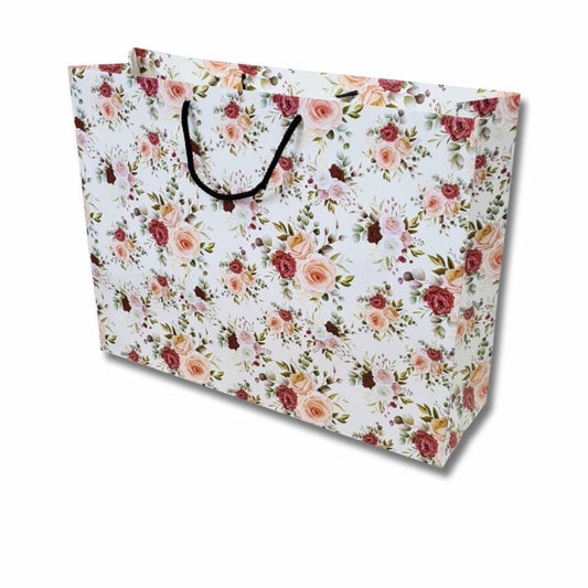 17x5x13 inch Paper Bag ( Rose Pattern )