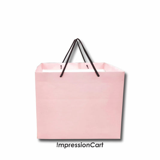 9x9x9 inch Paper Bag ( Peach )