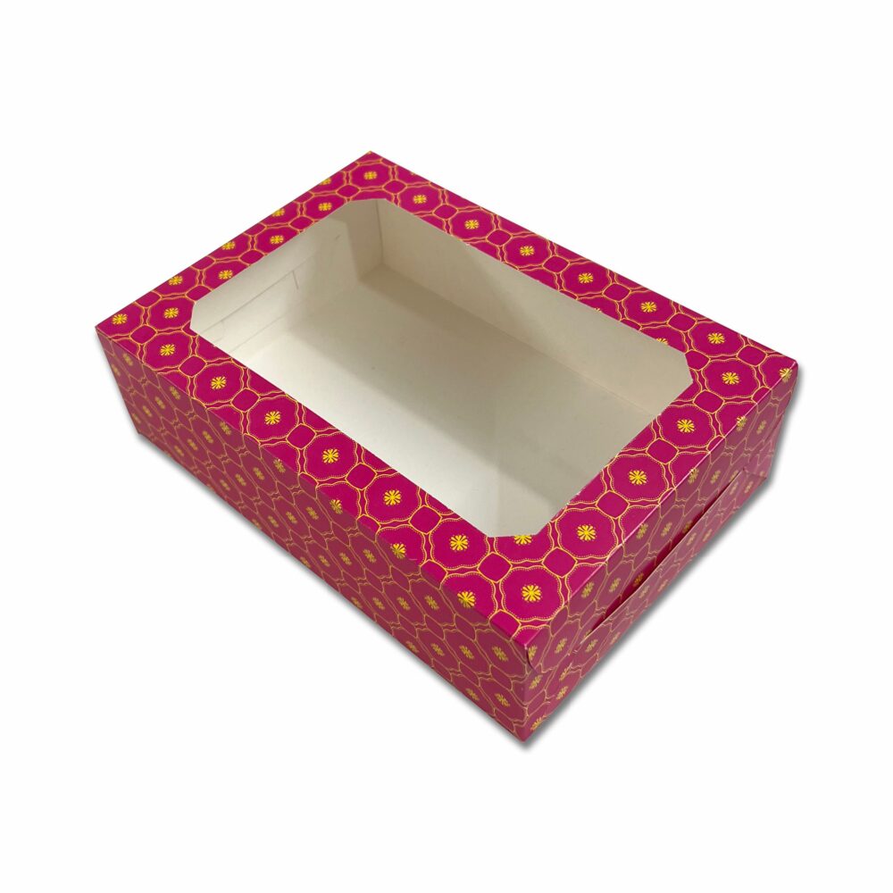 Flat Cup Cake Box (6 Cavity)